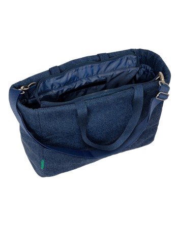 Håndtasker Benetton Denim Blå 40 x 31 x 17 cm