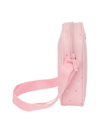 Sac à Bandoulière Safta Lapin Rose 16 x 18 x 4 cm