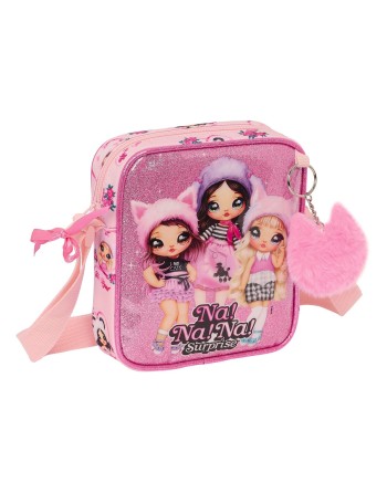Shoulder Bag Na!Na!Na! Surprise Fabulous Pink 16 x 18 x 4 cm