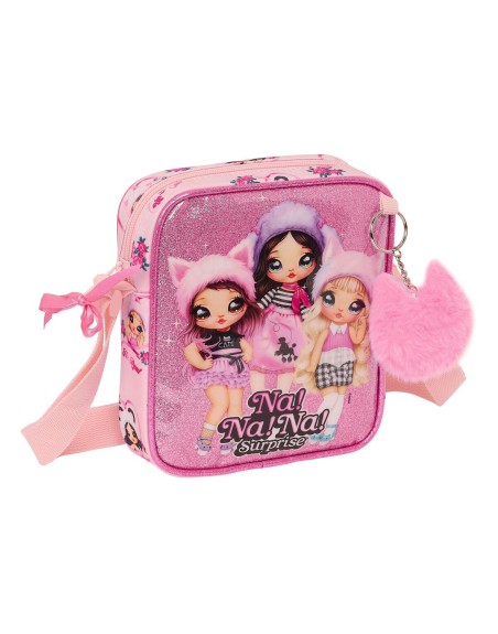 Borsa a Tracolla Na!Na!Na! Surprise Fabulous Rosa 16 x 18 x 4 cm