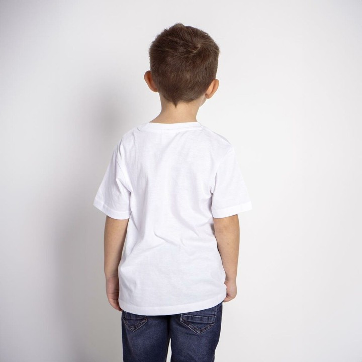 Maglia a Maniche Corte per Bambini The Lion King Bianco