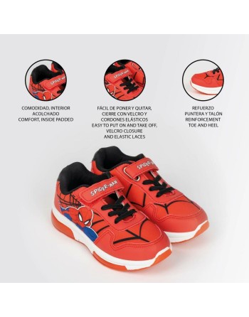 Turnschuhe mit LED Spider-Man Rot