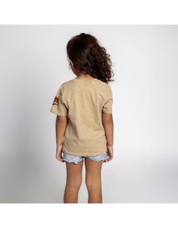 Maglia a Maniche Corte per Bambini Jurassic Park Marrone