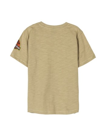 Maglia a Maniche Corte per Bambini Jurassic Park Marrone