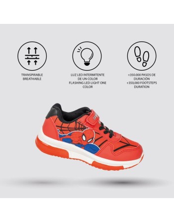 Turnschuhe mit LED Spider-Man Rot