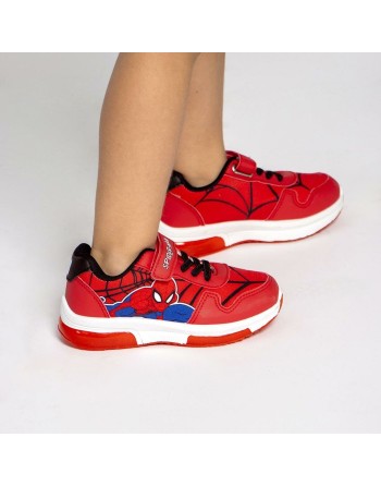 Scarpe Sportive con LED Spider-Man Rosso