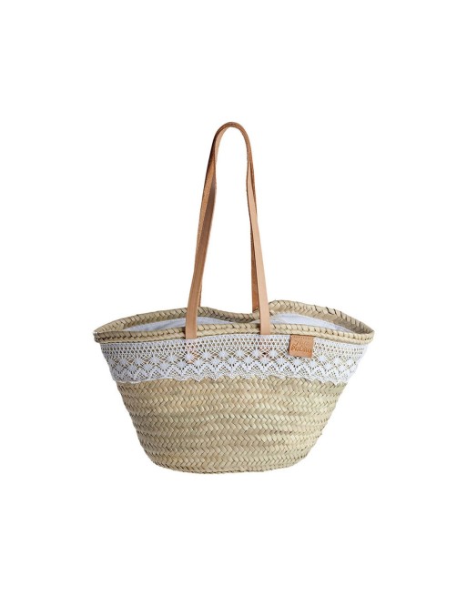 Sac-à-main Femme EDM Nova 48,5 x 29,5 cm Feuille de palmier Dentelle