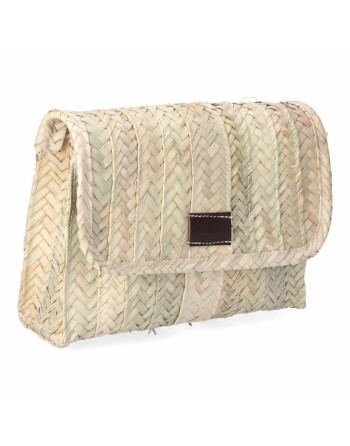 Håndtasker til damer EDM Lola 27 x 20 cm Palmeblad Læder