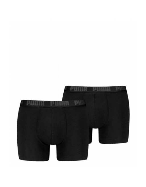 Boxershorts til mænd Puma BASIC 701226387 002 2 enheder Sort