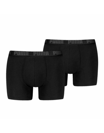 Boxershorts til mænd Puma BASIC 701226387 002 2 enheder Sort