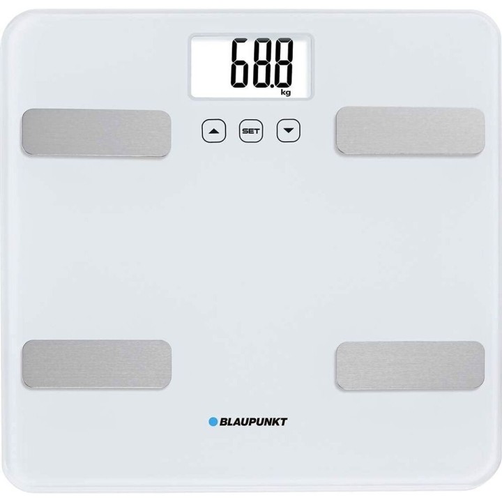 Bilancia Digitale da Bagno Blaupunkt BSM501 Bianco Metallo 150 kg