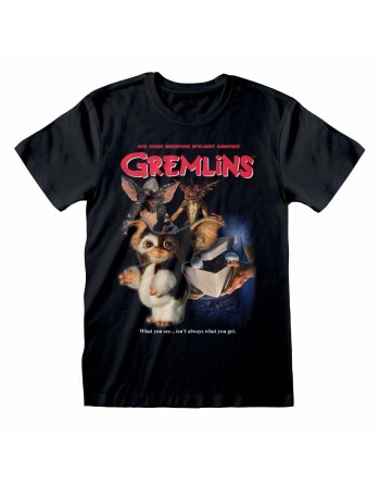 Short Sleeve T-Shirt Gremlins Homeage Style Black Unisex