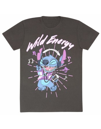 Kurzarm-T-Shirt Stitch Wild Energy Graphit Unisex