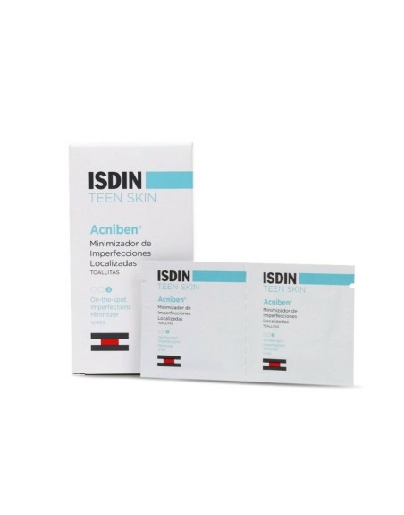 Anti-Imperfektionsbehandlung Isdin Acniben Pflegetücher (30 uds)