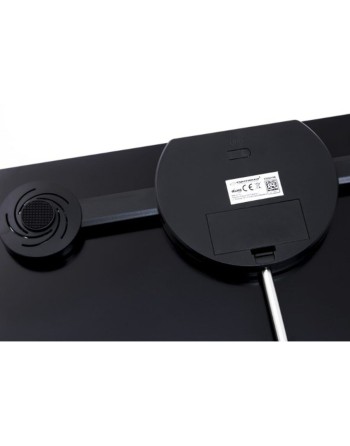 Báscula Digital de Baño Esperanza EBS016K Negro Vidrio Cristal Templado Vidrio templado 180 kg (1 Pieza)