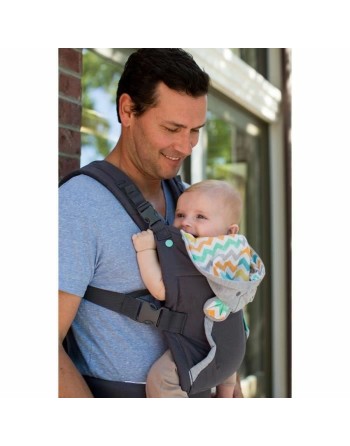 Mochila Portabebé Infantino Cuddle Up Bear Gris + 0 Años + 0 Meses