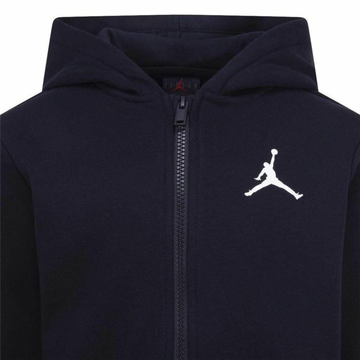 Completo Sportivo per Neonati Jordan Essentials Fleeze Box Nero Rosso