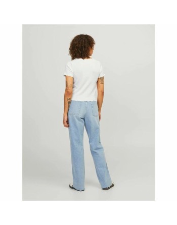 Damen Kurzarm-T-Shirt Jack & Jones Jxlucinda Str Ss  Weiß