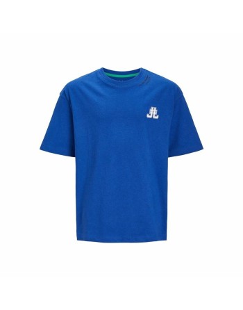 T shirt à manches courtes Enfant Jack & Jones Jorcole Back Print Bleu foncé