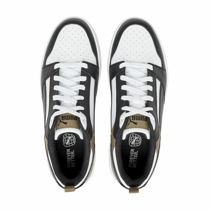 Scarpe Sportive Uomo Puma Rebound V6 Low Bianco Marrone