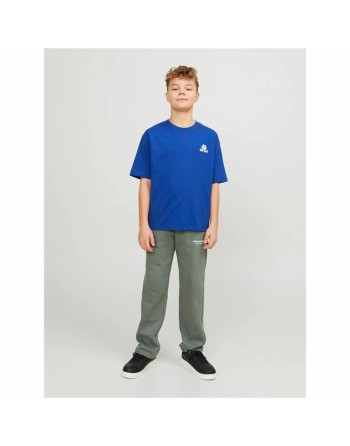 T shirt à manches courtes Enfant Jack & Jones Jorcole Back Print Bleu foncé