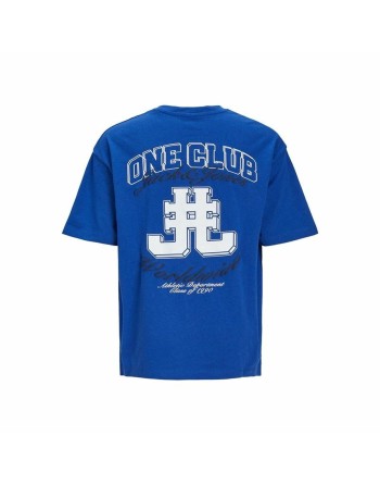 Børne Kortærmet T-shirt Jack & Jones Jorcole Back Print Mørkeblå