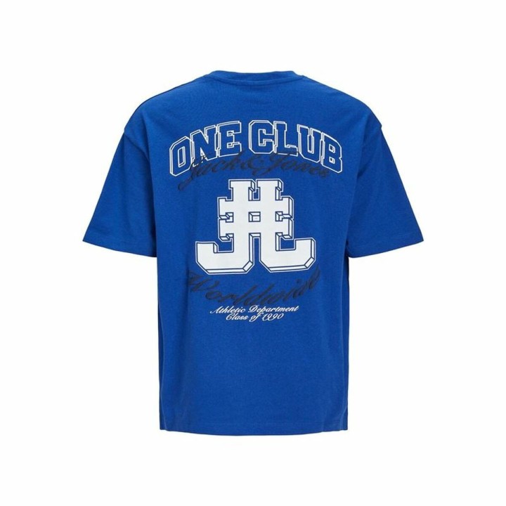 Maglia a Maniche Corte per Bambini Jack & Jones Jorcole Back Print Blu scuro