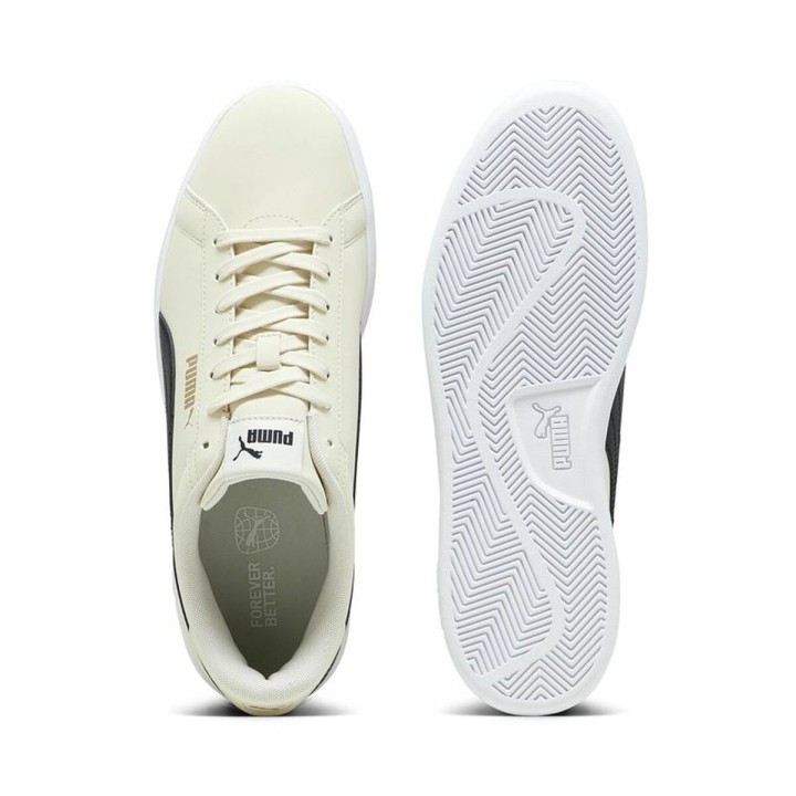 Zapatillas Casual Hombre Puma  Smash 3.0 Buck Crema