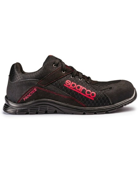 Safety shoes Sparco Practice Nigel (38) Black Red