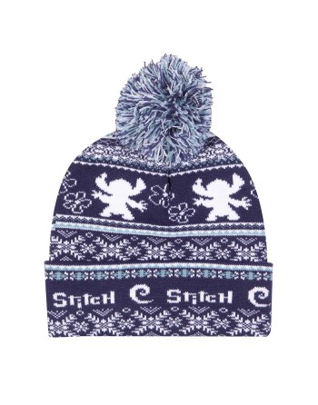 Cappello Stitch Fair Isle Pom Beanie Blu Marino