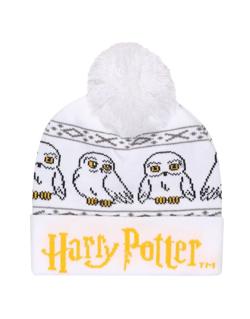 Cappello Harry Potter Hedwig Snow Beanie Bianco