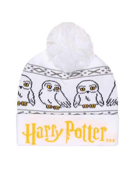 Gorro Harry Potter Hedwig Snow Beanie Blanco