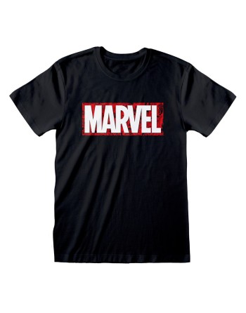 T-shirt à manches courtes unisex Marvel Noir