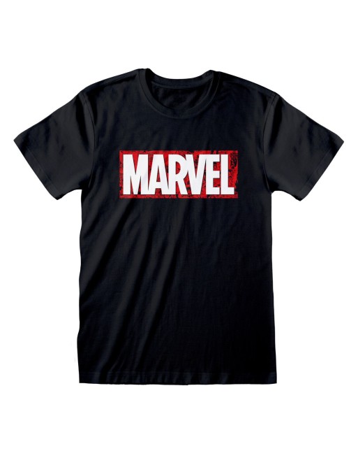 Maglia a Maniche Corte Unisex Marvel Nero