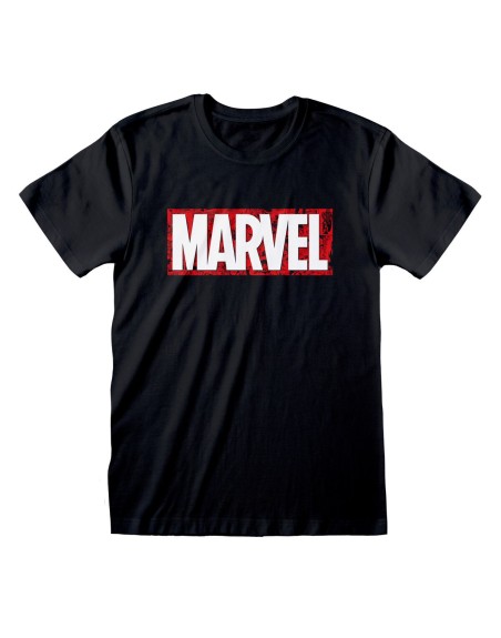 Maglia a Maniche Corte Unisex Marvel Nero