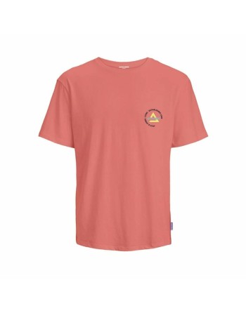 Child's Short Sleeve T-Shirt Jack & Jones Jcofast Print Tee Ss  Orange