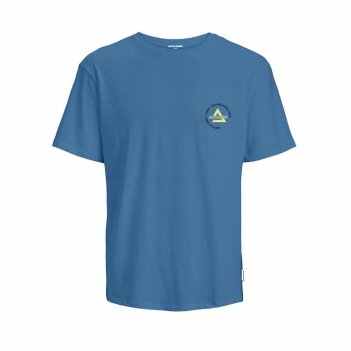 Maglia a Maniche Corte per Bambini Jack & Jones Jcofast Print Tee Ss  Azzurro
