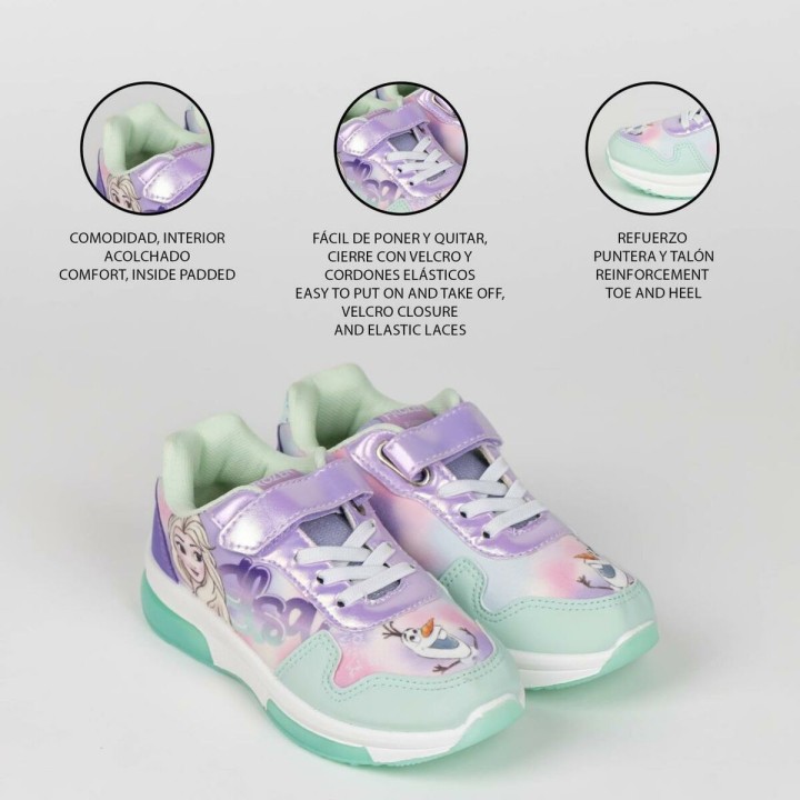 Jungen Sneaker Frozen Lila
