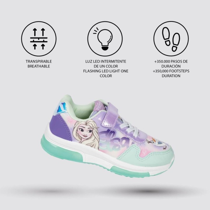 Jungen Sneaker Frozen Lila
