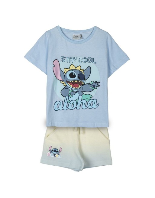 Pigiama Per bambini Stitch Azzurro Chiaro