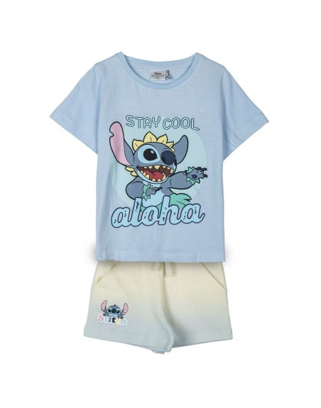 Pyjama Enfant Stitch Bleu clair