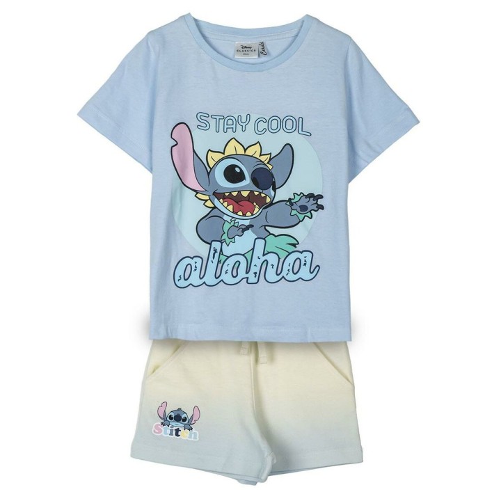 Nattøj Børns Stitch Lyseblå