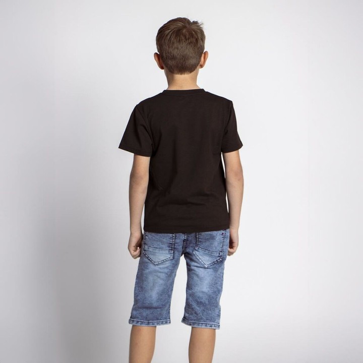 Børne Kortærmet T-shirt Sonic Sort