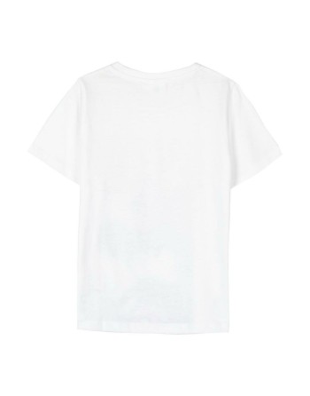 Maglia a Maniche Corte per Bambini Minnie Mouse Bianco