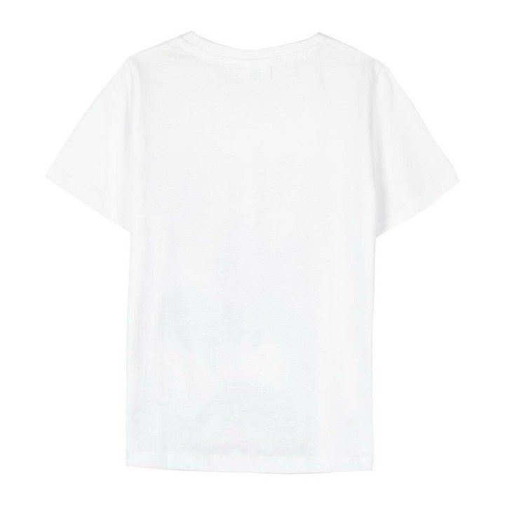 Camiseta de Manga Corta Infantil Minnie Mouse Blanco