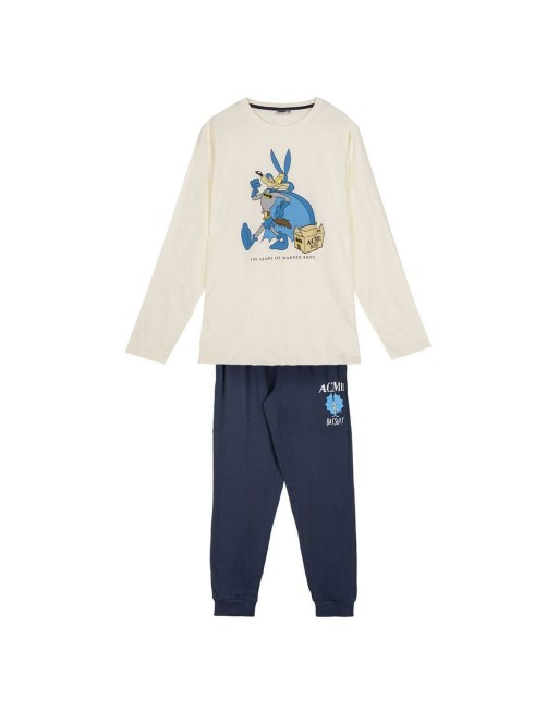 Pijama Warner Bros Beige (Adultos)