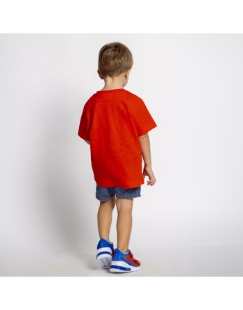 Child's Short Sleeve T-Shirt Spider-Man Orange