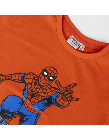 Maglia a Maniche Corte per Bambini Spider-Man Arancio