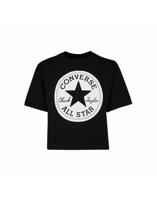 Maglia a Maniche Corte per Bambini Converse Nero