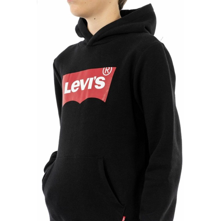 Hættetrøje til Børn Levi's 9E8778-023 Sort